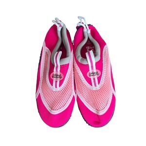 NWT Island Beach Girls Size 5 Pink Water Aqua Shoes for Summer pool